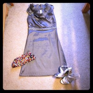 Pewter Cocktail Dress