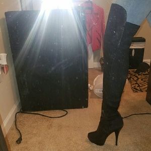 Black Steve Madden Thigh High boots