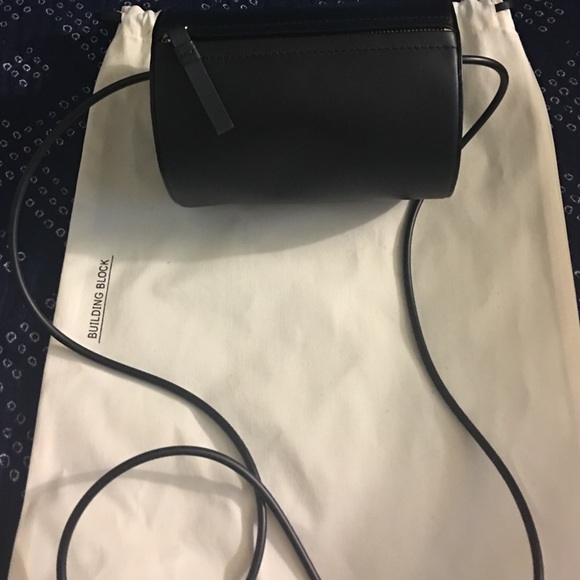 Beautiful building block black bag