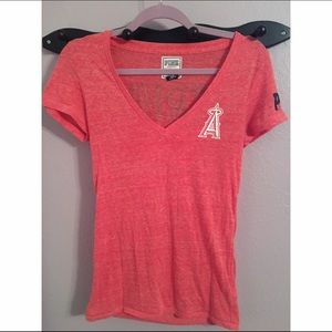 VS PINK MLB Angels Strike 'Em Out V-Neck ⚾️