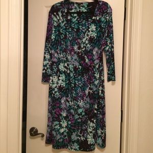 Faux wrap dress from Macy's