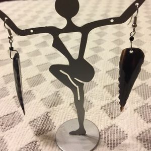 Bone Earrings handmade