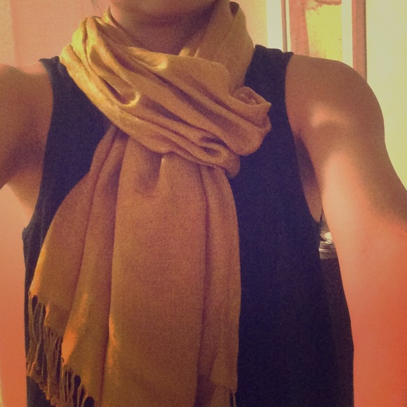 Silky Mustard Wrap/Scarf