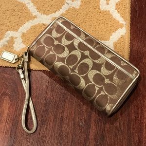 Gold Coach wallet