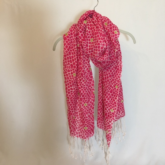 Lilly Pulitzer Murfee Scarf - pink shell print