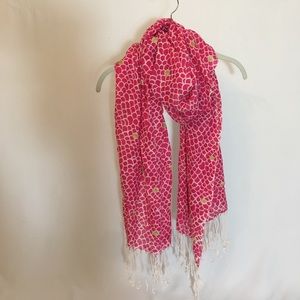 Lilly Pulitzer Murfee Scarf - pink shell print