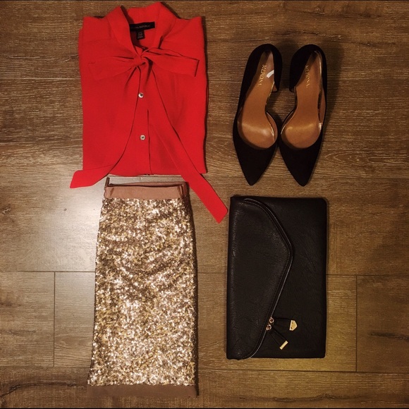 Sequin Mini Skirt - Picture 2 of 6