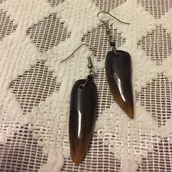 Bone Earrings handmade