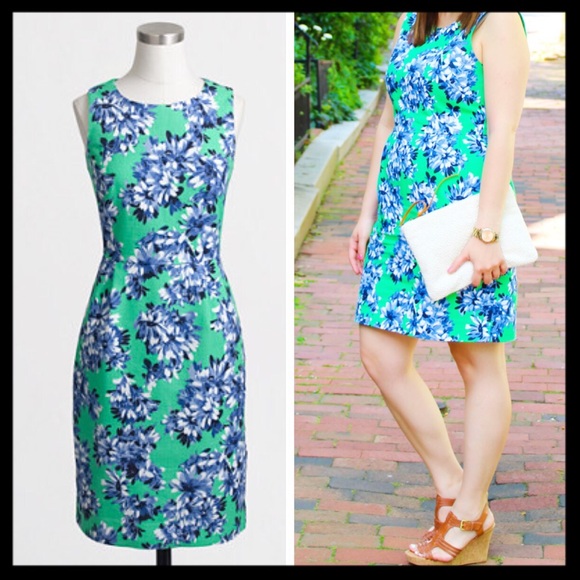 J. Crew Dresses & Skirts - j. crew // photo floral roz printed sheath dress