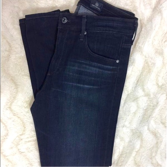AG Adriano Goldschmied Dark Wash Skinny Jeans