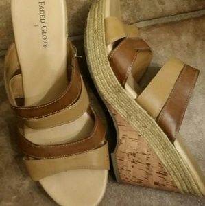 Faded glory wedges