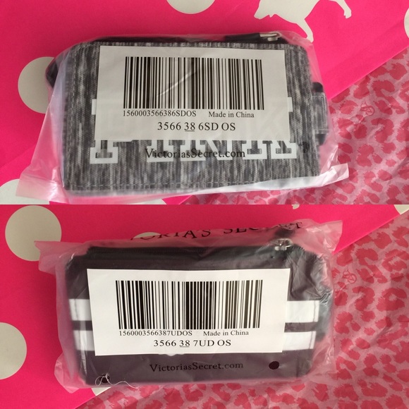 2 VS Pink Lanyards & ID Holders