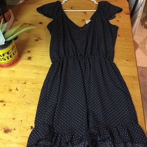 Silky polka dot romper