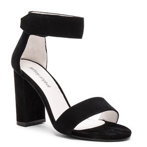 Jeffrey Campbell "Lindsay" Black Suede Sandal