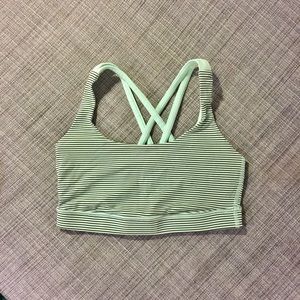 Lululemon teal energy bra