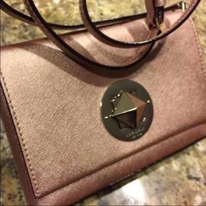 Kate spade purse sally rose gold crossbody