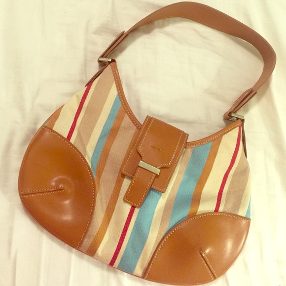 Mondani New York Striped Purse