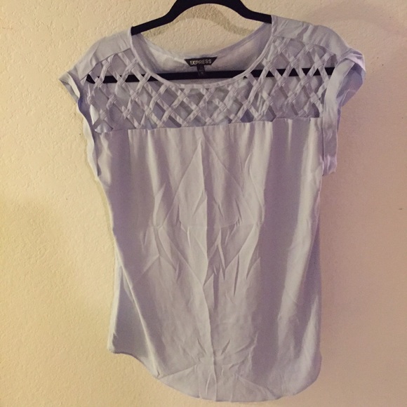 Express blue top - medium
