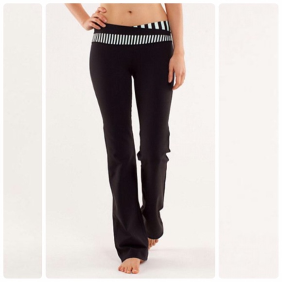 Lululemon Astro pants black and stripes