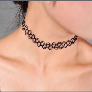 🆕SALE Yazilind Black Stretch Tattoo Henna Choker