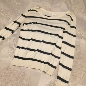 Black and White Stripe Sweater