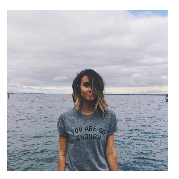 Mulberry Press Co. Tops - ❌sold❌Mulberry Press Co. "you are so enough"