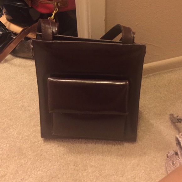 J. Crew vintage patten leather purse