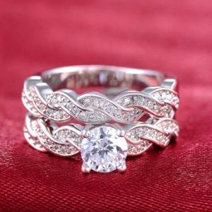 (size 7) new 2ps engagement ring