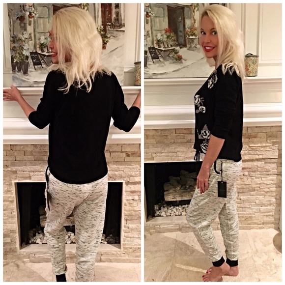 💃Contrast tone French terry joggers! LAST ONE - Picture 3 of 3