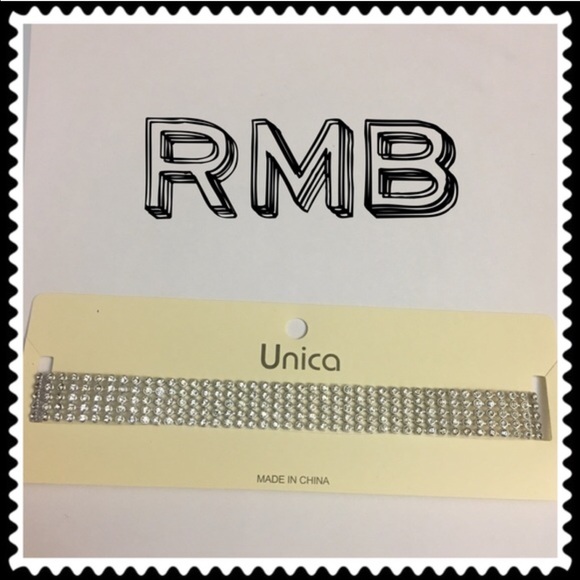 ‼️Last one ‼️Rhinestone silver choker - Picture 3 of 4