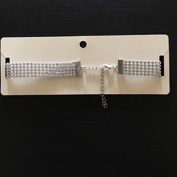 ‼️Last one ‼️Rhinestone silver choker - Picture 4 of 4