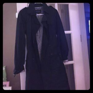 Black trench coat