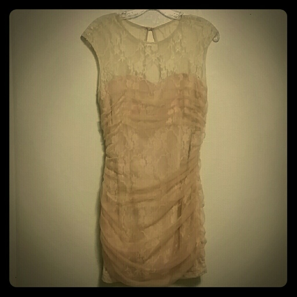 Cream Lace Dress