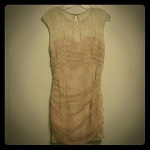 Cream Lace Dress