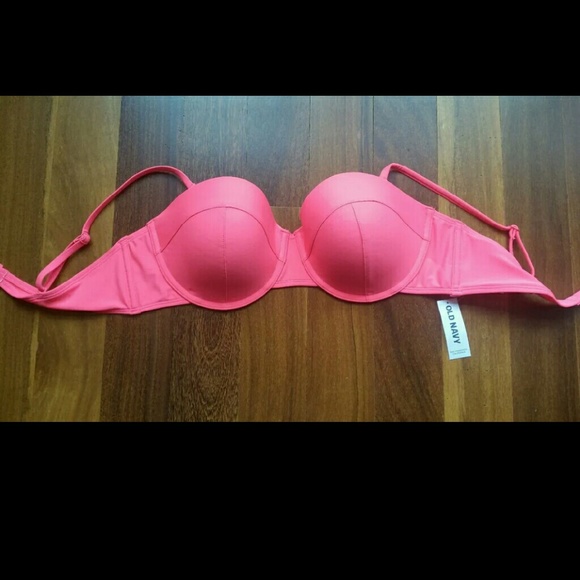Old Navy Bikini Top Large NWT PINK