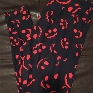 LuLaRoe OS Halloween Leggings New, never worn