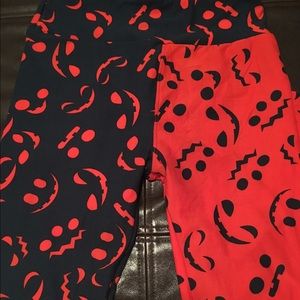 LuLaRoe OS buttery soft Halloween leggings