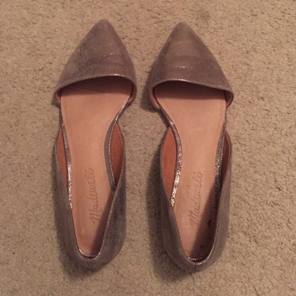 Madewell D'Orsay Pewter Flats