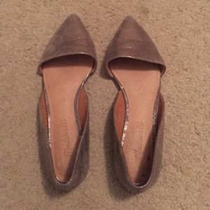 Madewell D'Orsay Pewter Flats
