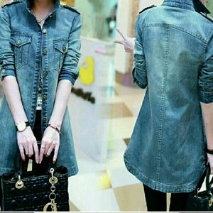 💄Long Denim Jacket  💄