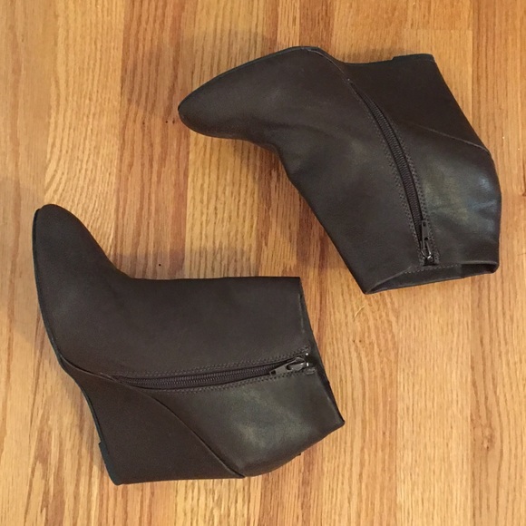 Forever 21 Shoes - Forever 21 Wedge Booties