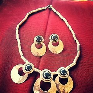 Two piece beautiful African art jewelry set