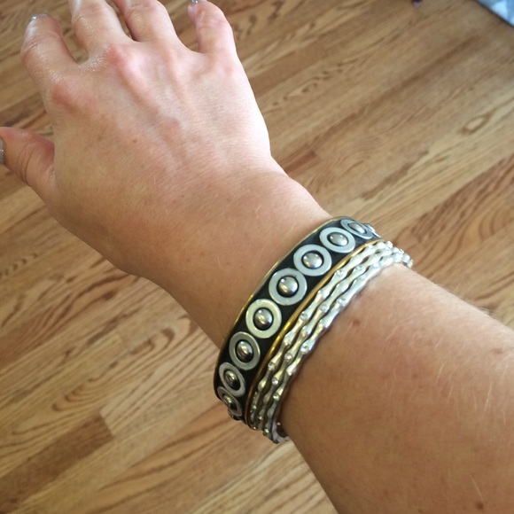 Silver bangles