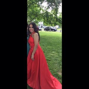 Red prom dress