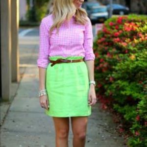 Jcrew Linen Skirt