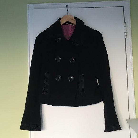 DKNY short pea coat