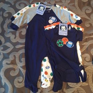 Sporty Footy PJs & Sporty Onsies Sets