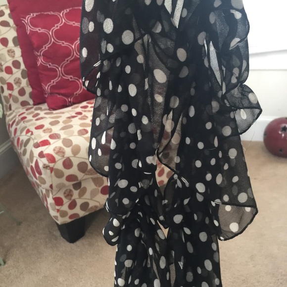 Ruffled Chiffon Scarf - Picture 1 of 4