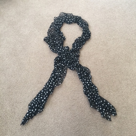 Ruffled Chiffon Scarf - Picture 4 of 4