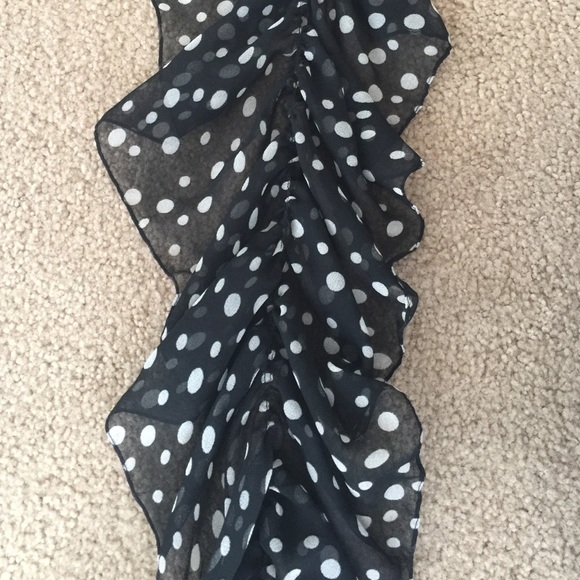 Ruffled Chiffon Scarf - Picture 2 of 4